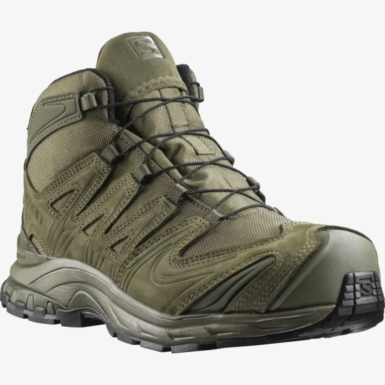 Botas Tácticas Salomon Xa Forces Mid EN Mujer Verde Oliva | MX EDNG528